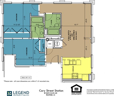 Cary Street Station Floorplan